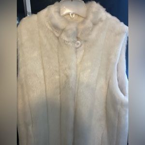 Never worn Terry Lewis Faux Fur vest